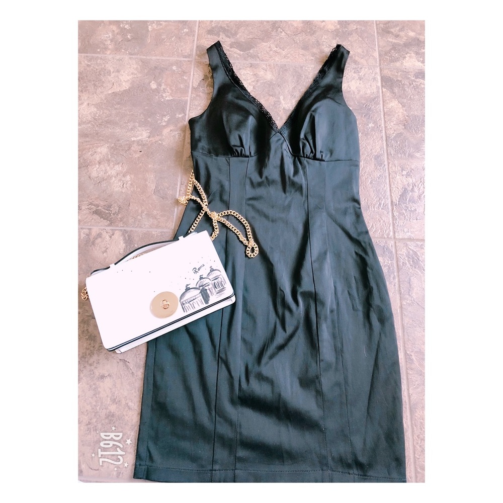 Black Satin dress